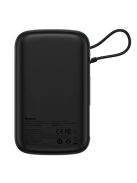 Baseus Qpow Digital Display powerbank with fast charging 10000mAh 22.5W QC/PD/SCP/FCP with built-in USB-C cable black