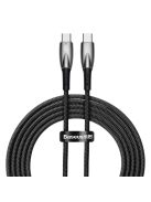 Baseus Glimmer Series Fast Charging Cable USB-C 480Mbps PD 100W 2m Black