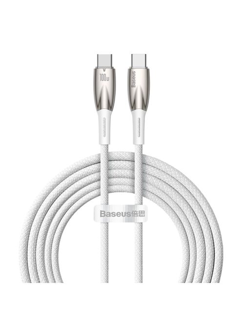 Baseus CADH000802 USB-C - USB-C PD cable 100W 5A 480Mb/s 2m - white