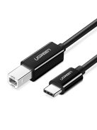 Ugreen printer cable USB-C - USB-B 480Mb/s 2m black (US241)