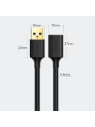 Ugreen USB-A (male) - USB-A (female) adapter extension cable USB 3.0 5Gb/s 0.5m black (US129)