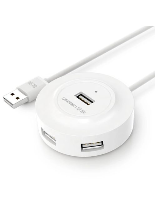 Ugreen HUB USB2.0 4x USB-A 480Mbps 1m white (CR106)