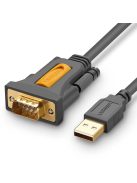 Ugreen adapter cable USB-A - DB9 RS-232 1.5m gray (CR104)