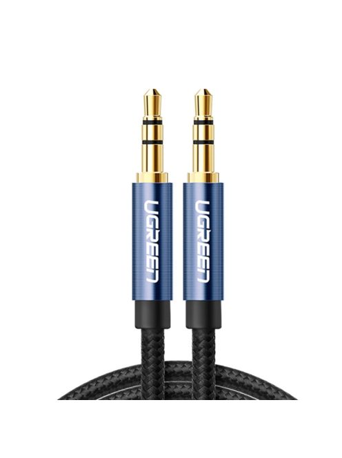 Ugreen AUX audio cable straight minijack 3.5 mm 1m blue (AV112)