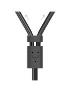 Ugreen AV102 10511 cable 3.5 mm mini jack (male) / 2RCA (male) 1.5m - gray