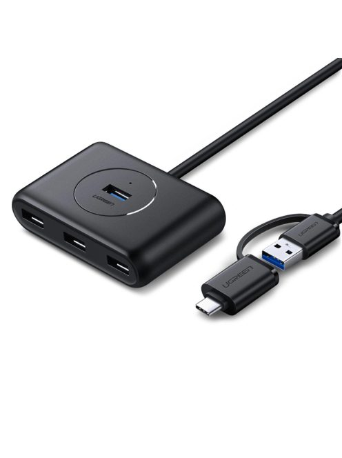 Ugreen HUB 4in1 USB-C - 4xUSB 3.0 5Gb/s 1m black (CR113)