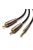 Ugreen cable audio cable 3.5 mm mini jack (male) - 2RCA (male) 2m copper (AV170)