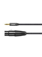 Ugreen audio cable 3.5mm mini jack (male) - XLR (female) 1m black (AV182)