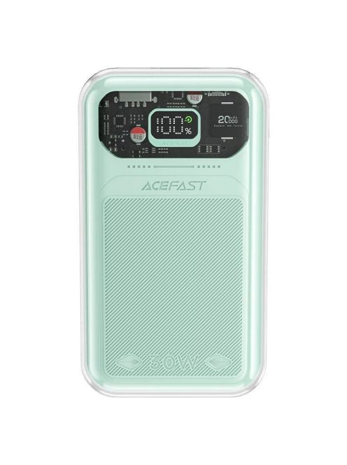 Acefast power bank 20000mAh Sparkling Series fast charging 30W green (M2)