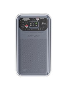   Acefast power bank 20000mAh Sparkling Series fast charging 30W gray (M2)