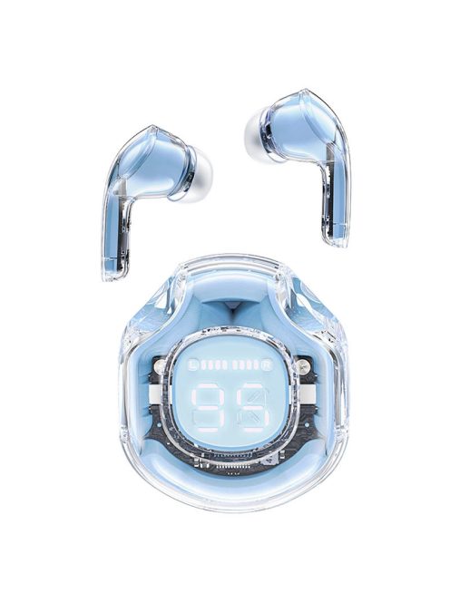 Acefast T8 Bluetooth TWS wireless headphones light blue