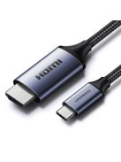 USB C - HDMI 2.1 8K 60Hz Cable 1.5m Ugreen CM565 - Gray