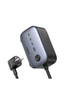 Ugreen wall charger GaN USB C / USB AC power strip black (CD270)