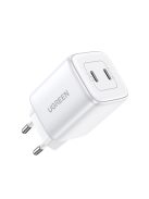 Quick charger GaN 2 x USB-C 45W QC PD Ugreen CD294 - white