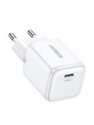 GaN USB C 30W PD Ugreen Nexode Mini fast charger - white