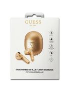 Guess GUTWST82TRD TWS Bluetooth headphones + gold/gold Triangle Logo docking station