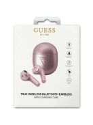 Guess GUTWST82TRU TWS Bluetooth Headphones + Purple/Purple Triangle Logo Docking Station