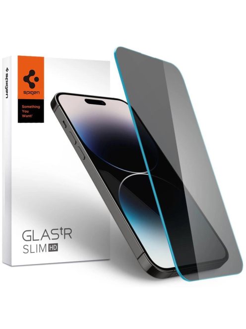 TEMPERED GLASS Spigen GLAS.TR SLIM IPHONE 14 PRO PRIVACY