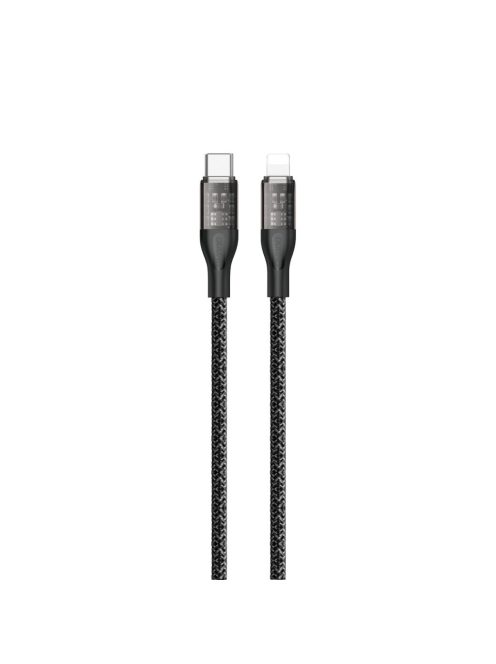 Fast charging cable 30W 1m USB-C - Lightning Dudao L22 - gray