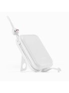 Joyroom powerbank with USB C and Lightning cables and Cutie Series stand 10000mAh 22.5W white (JR-L008)