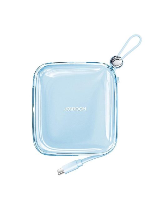 Joyroom powerbank 10000mAh Jelly Series 22.5W with built-in USB C cable blue (JR-L002)