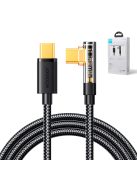 Joyroom Gaming Cable S-CC100A6 USB-C (angled) / USB-C (straight) 100W 1.2m - black