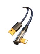 Joyroom Gaming Cable S-UL012A6 Lightning (angled) / USB-A (straight) 2.4A 1.2 m - black