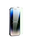 Baseus Full Screen Tempered Glass for iPhone 14 Pro Max with Anti Blue Light Filter and 0.3mm Speaker Cover + Mounting Frame