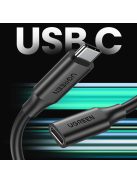 Ugreen 10387 USB-C - USB-C PD QC cable 4K 60Hz 100W 5A 10Gb/s 1m - black