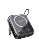 Joyroom Icy Series JR-L007 10000mAh Induction Power Bank with MagSafe 22.5W with Lightning Cable - Black