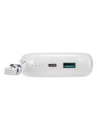 Joyroom powerbank 10000mAh Jelly Series 22.5W with built-in Lightning cable white (JR-L003)