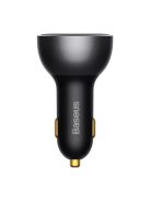 Baseus Digital Display Fast Car Charger USB-A / USB-C PD3.1 140W black + USB-C cable Baseus Superior Series 5A 240W 1m black (CGZX070001)