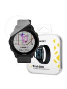 Wozinsky Full Glue Tempered Glass Tempered Glass For Garmin Forerunner 955 9H Full Screen Full Cover With Black Frame