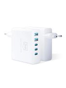 3mk Hyper Charger GaN USB / USB-C QC PD 140W wall charger white