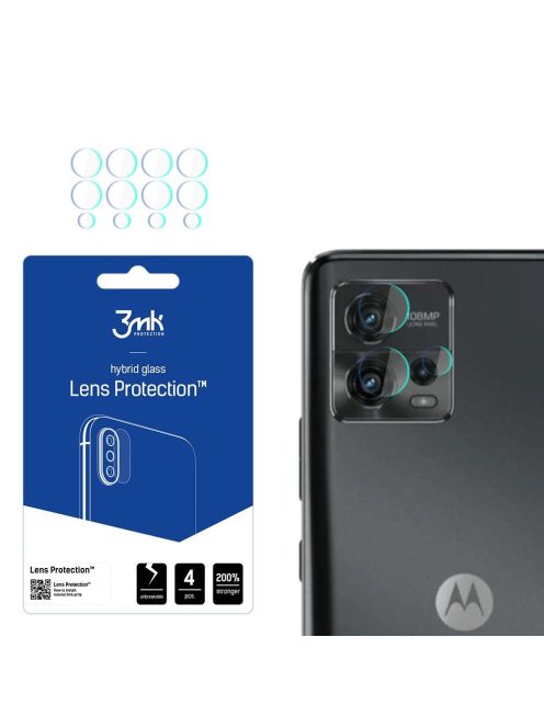 3mk Lens Protection™ hybrid camera glass for Motorola Moto G72