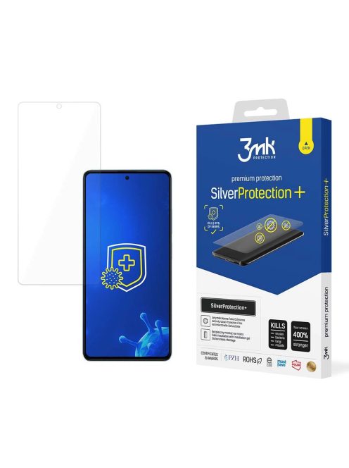 Antibacterial screen film for Xiaomi Redmi Note 12 Pro for players from the 3mk Silver Protection+ series