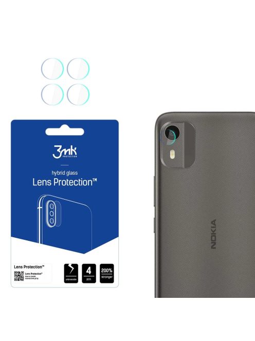 3mk Lens Protection™ hybrid camera glass for Nokia C12