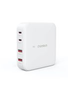 Choetech PD8008 100W GaN fast charger 2x USB-A / 2x USB-C - white