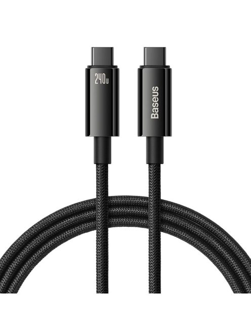 Baseus CAWJ040001 USB-C - USB-C cable 240W 480Mb/s 1m - black