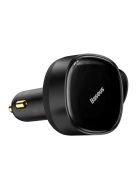 Car charger 2in1 33W 2x USB C (male) Baseus Enjoyment - black