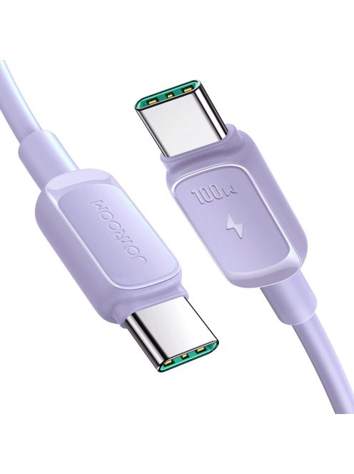 Joyroom Multi-Color Series A14 USB-C / USB-C 100W Cable 1.2m - Purple