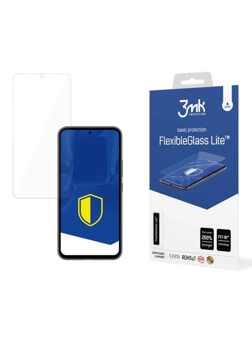 Tempered glass for Samsung Galaxy A54 5G hybrid flexi 6H series 3mk FlexibleGlass Lite