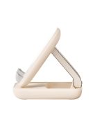 Adjustable phone stand with mirror Baseus Seashell Series - beige