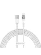 Baseus Explorer Series cable USB - Lightning 2.4A 2 m white (CATS010102)