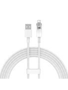 Baseus Explorer Series cable USB - Lightning 2.4A 2 m white (CATS010102)