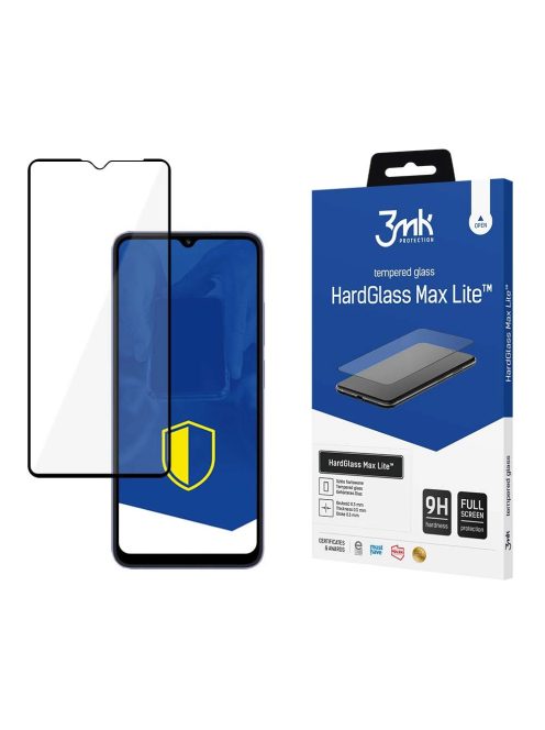 9H 3mk HardGlass Max Lite™ glass on Honor 70 Lite