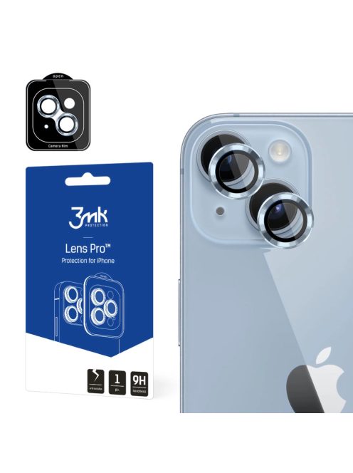 3mk Lens Protection Pro camera cover for iPhone 14 Plus - blue