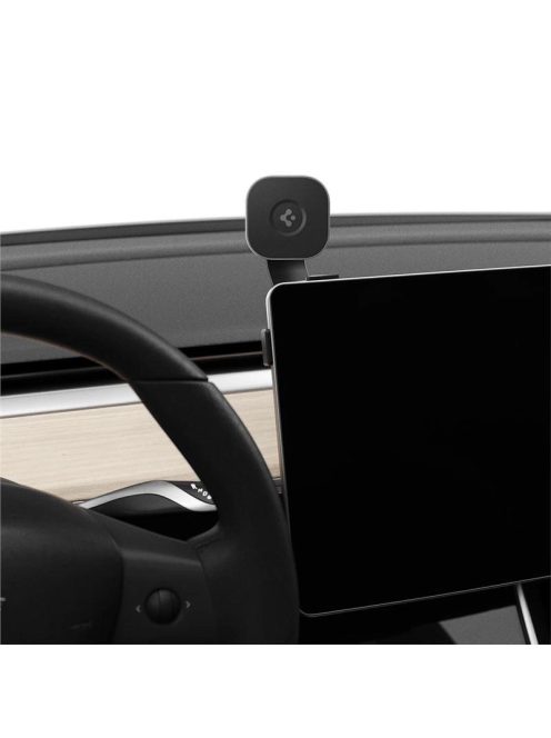 Spigen ITT90W ONETAP MAGNETIC MAGSAFE SCREEN CAR MOUNT WIRELESS CHARGER TESLA MODEL 3 / Y / X / S BLACK