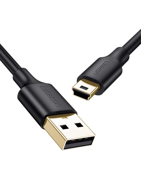 Ugreen cable USB - mini USB 480 Mbps 1 m black (US132 10355)