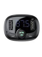 Bluetooth transmitter / car charger Baseus S-09A (Overseas Edition) - black